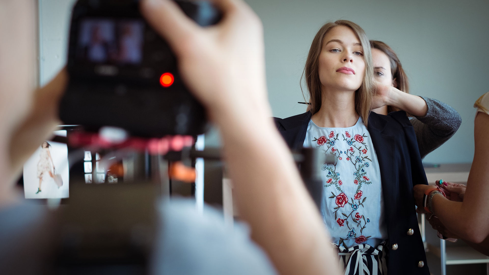 Frank S. Bauer bei der Filmproduktion für Recruiting- und Imagefilme